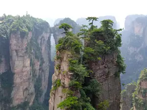 The scenery of Zhangjiajie National Forest Park