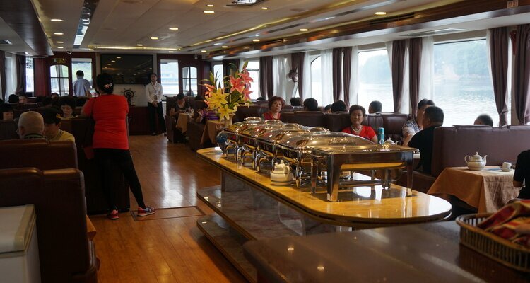 The interior environment of a 4-star boat