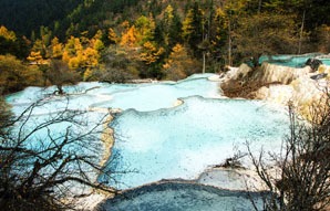 Visita le piscine a terrazza di Huanglong