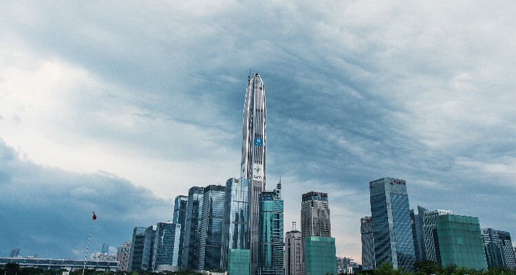 The Ping An IFC in Futian is the tallest in Shenzhen