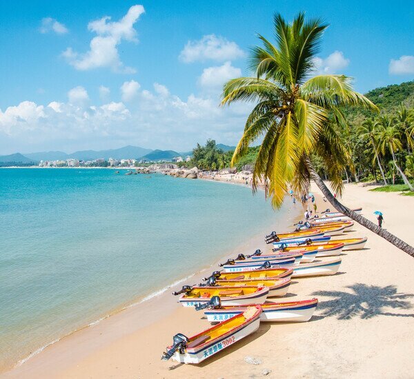 Scenic beaches in Putuoshan