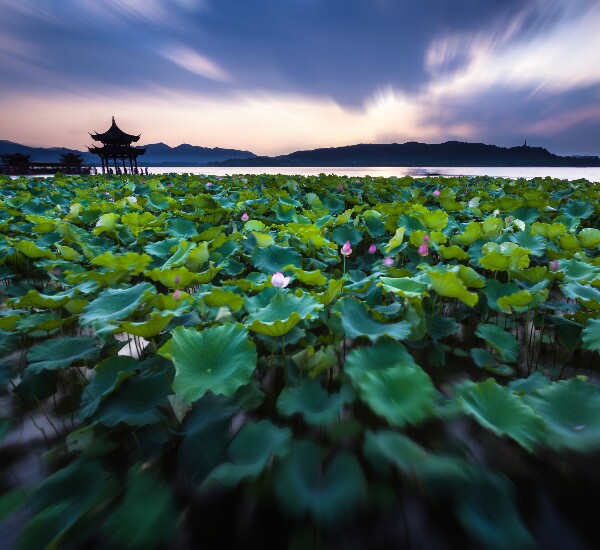 The West Lake in Hangzhou