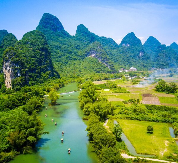 Guilin Yulong Fluss