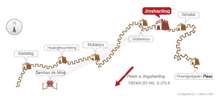 mapa de Gran muralla