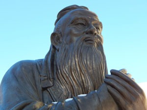 Confucius statue