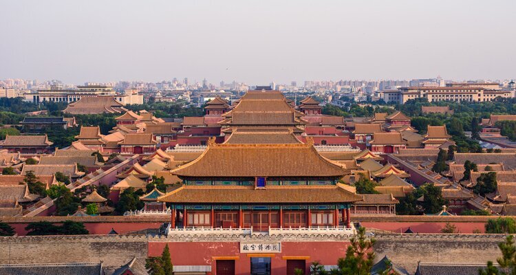 Admirar la Ciudad Prohibida desde lo alto