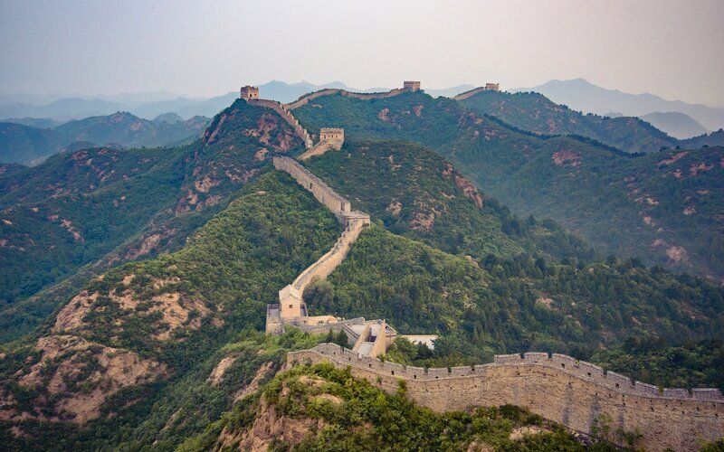 Carte Beijing Xi'an Shanghai