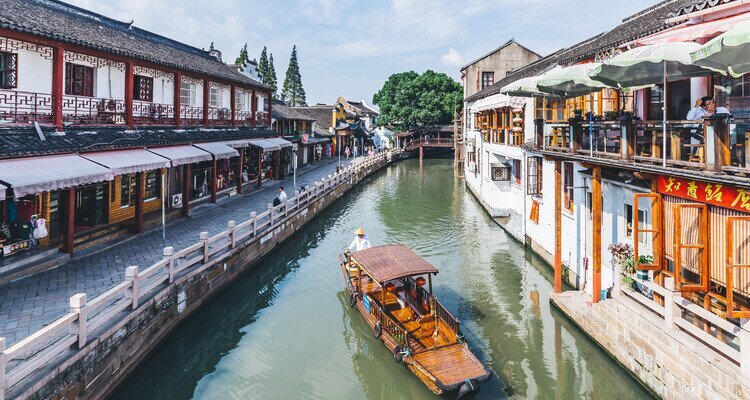 El pueblo acuático de Zhujiajiao