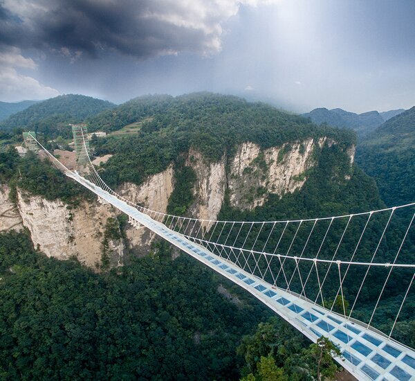 the glass bridge