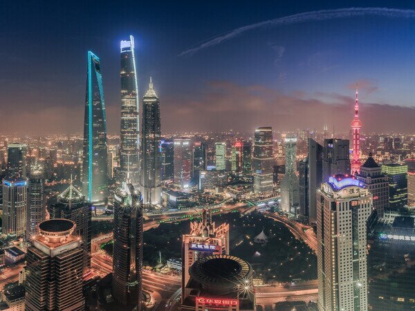 Vue panoramique sur Shanghai