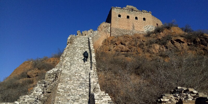 the broken steps of Jinshanling