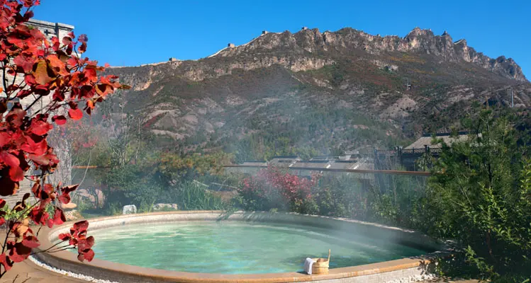 hot spring in Gubei water town