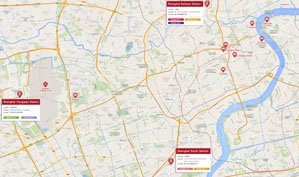 Shanghai Hongqiao Train Station map