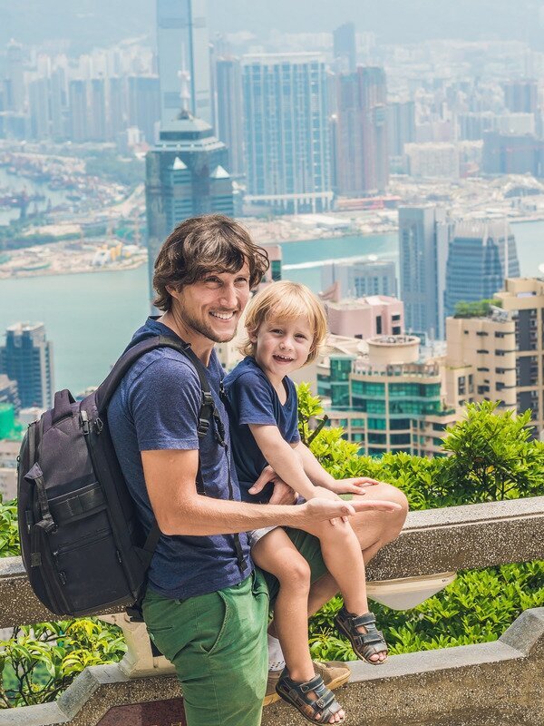 Escursione a piedi sul Victoria Peak a Hong Kong