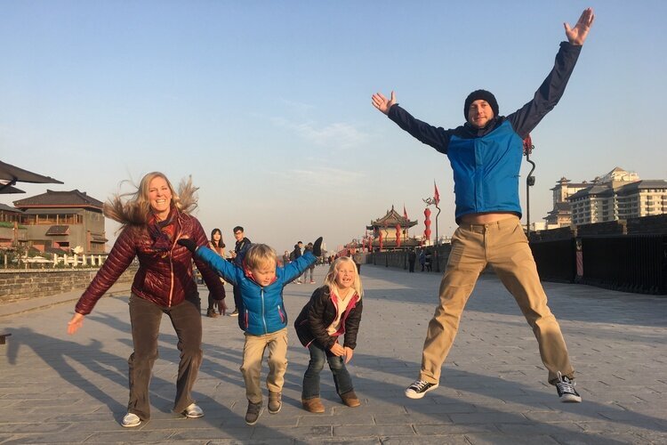 Our guests visited the City Wall