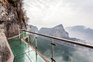 Стеклянная тропа, гора Тяньмэнь