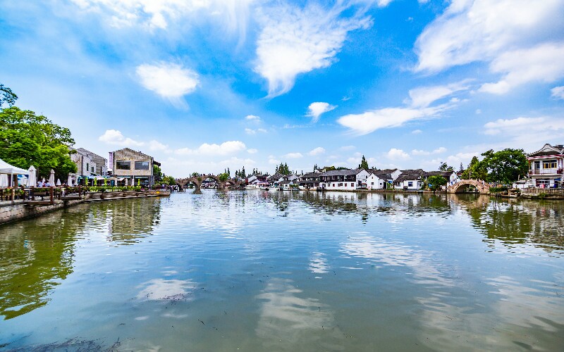 Zhujiajiao Water Town (Known as the Venice of Shanghai) 