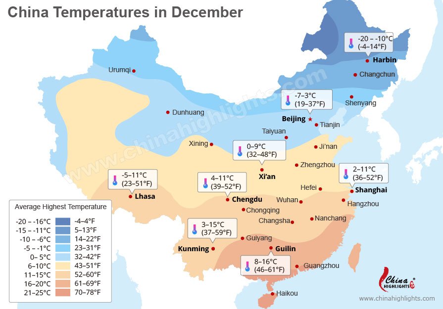 China Weather In December What s The Weather Like In December In China