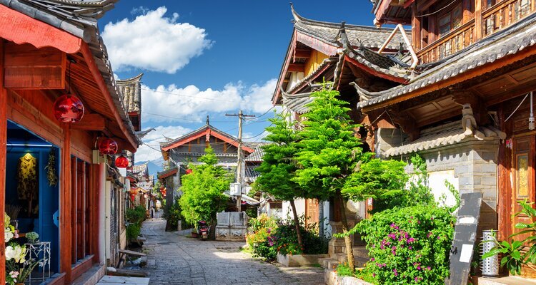 雲南・麗江古城。少数民族文化の宝庫