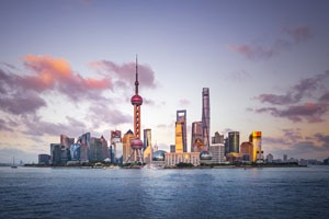 The Bund in Shanghai