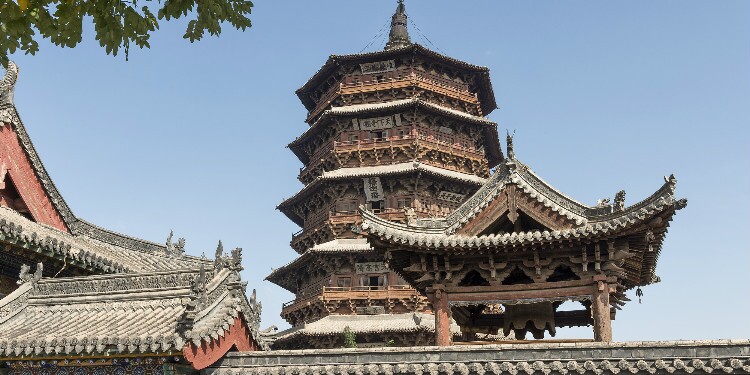 The wooden pagoda