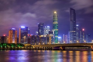 Night View of Yuexiu District