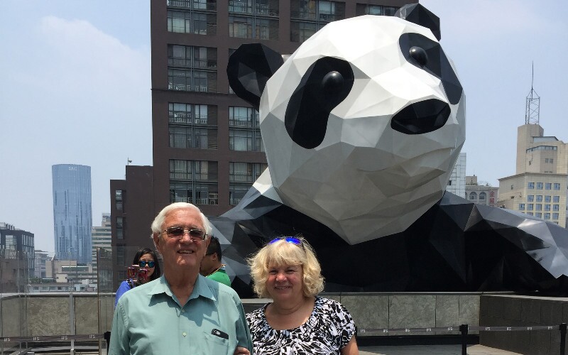 The World’s 2 Giant-est Pandas - Giant Panda Structures in China        