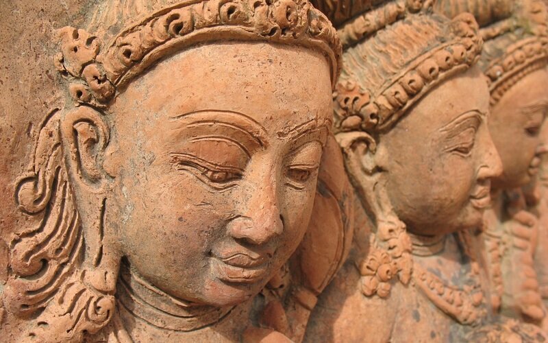 Statues in Mogao Caves