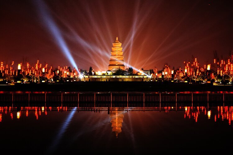 La Grande Pagoda dell'Oca Selvatica