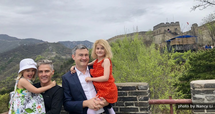 Our guests in the Great Wall