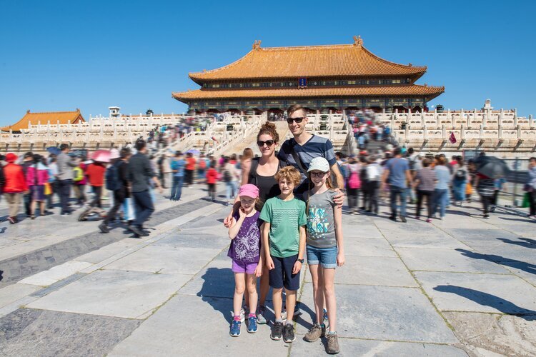 Our guests visited the Forbidden City