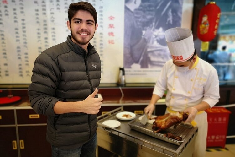 Our guests tasted Quan Ju De Roast Duck