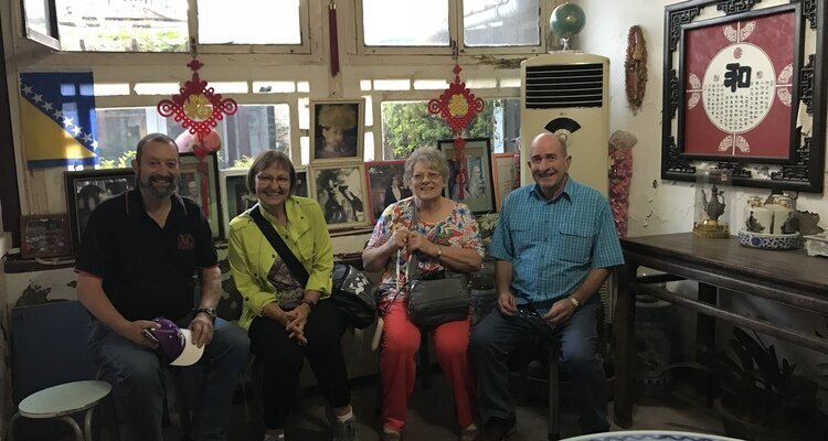 Nuestros clientes visitaron una vivienda tradicional en los hutong de Pekín.