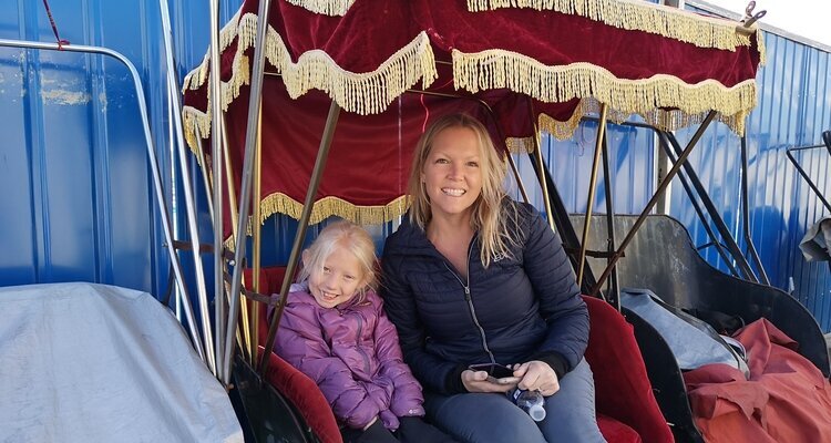 Our guests experienced the rickshaw