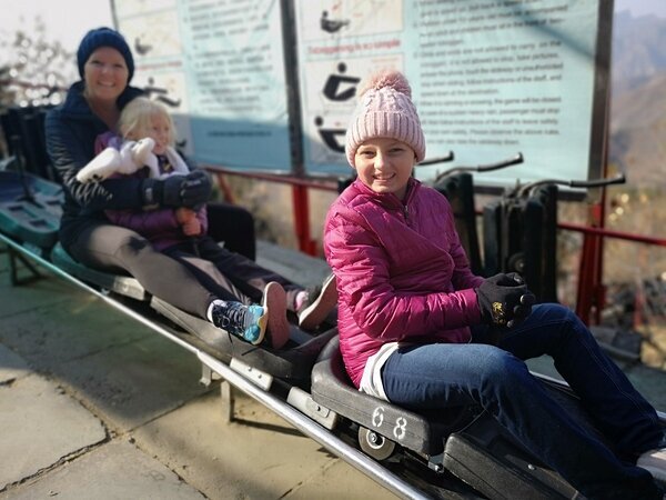 Rodelbahn in Chinesischen Mauer