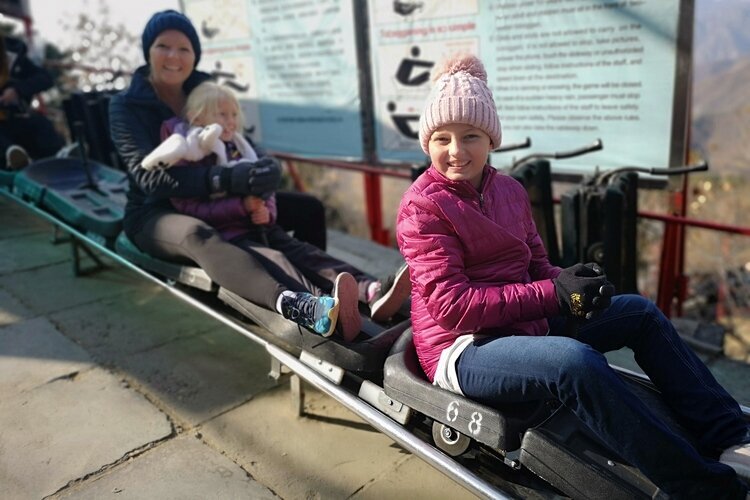 The slide at Muntianyu