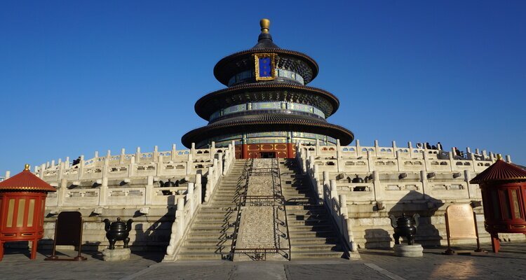 El edificio más emblemático del Templo del Cielo: el Salón de Oración por las Buenas Cosechas