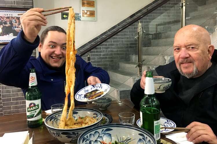 Our guests tasted Biangbiang noodles