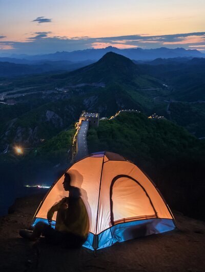 Camper sur la Grande Muraille
