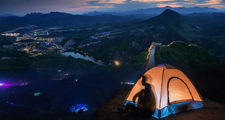 Camping at the Great Wall