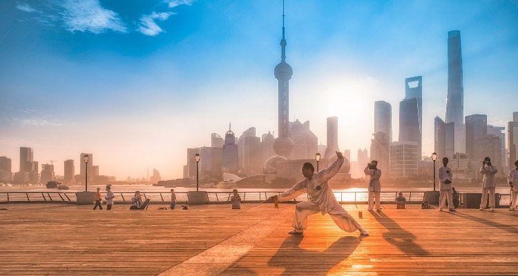The Bund in Shanghai