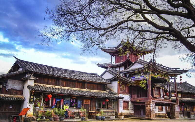 Carte Kunming-Jianshui-Yuanyang-Dali-Shaxi-Shangri-La-Lijiang-Kunming