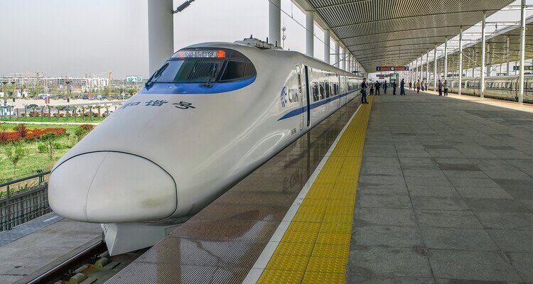 Shanghai to Xian High-Speed Train
