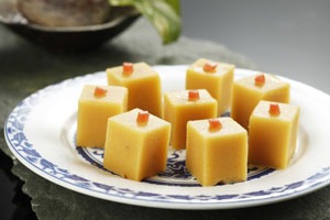 Pea flour cake