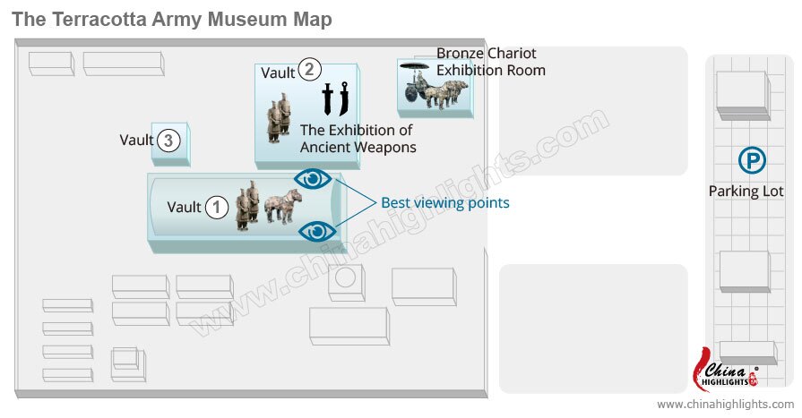 the Terracotta Army Museum Map