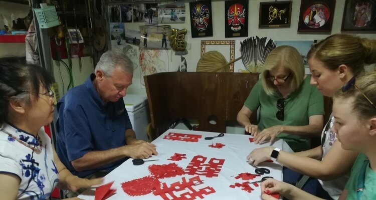 Recortes de papel tradicionales en los hutongs