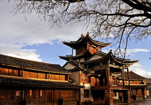 ancient stage in Shaxi town