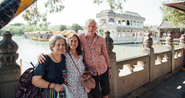 Our guests took photos at the Summer Palace