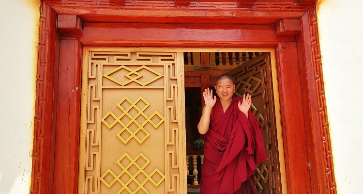 Lama in Songzanlin Mobastery