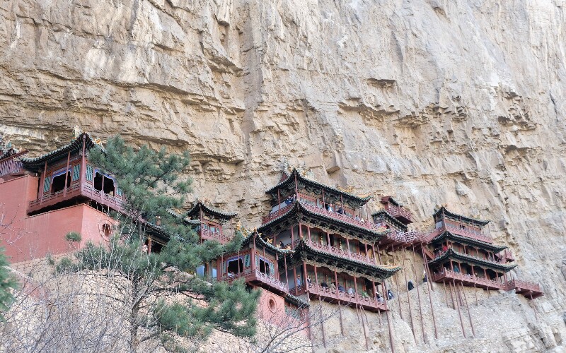 The Hanging Monastery, Datong —3 Faiths, 1,500 years old!